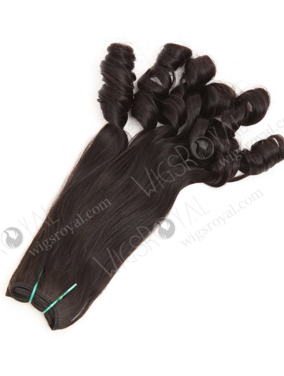 In Stock 5A Peruvian Virgin Hair 20" Double Drawn Vouge Curl Natural Color Machine Weft SM-6177-33686