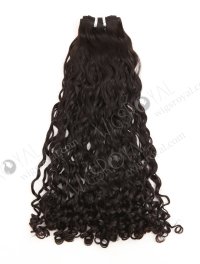 In Stock 5A Peruvian Virgin Hair 20" Double Drawn Big Pixie Curl Natural Color Machine Weft SM-6170