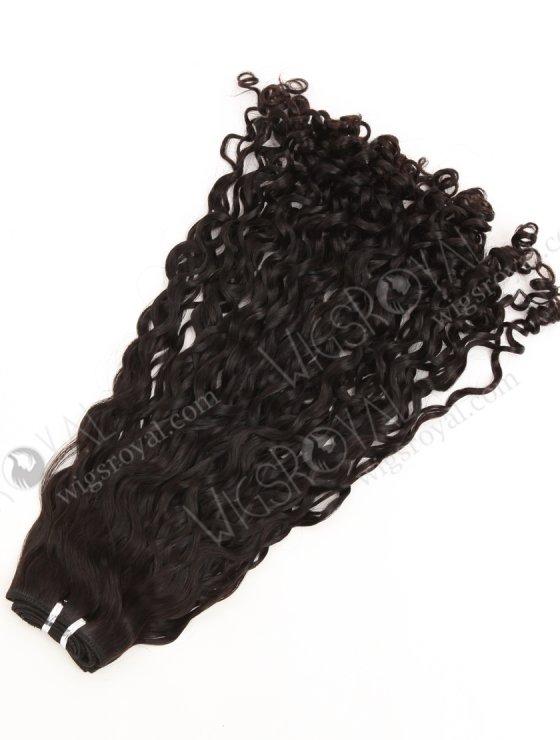 In Stock 5A Peruvian Virgin Hair 20" Double Drawn Big Pixie Curl Natural Color Machine Weft SM-6170-33652