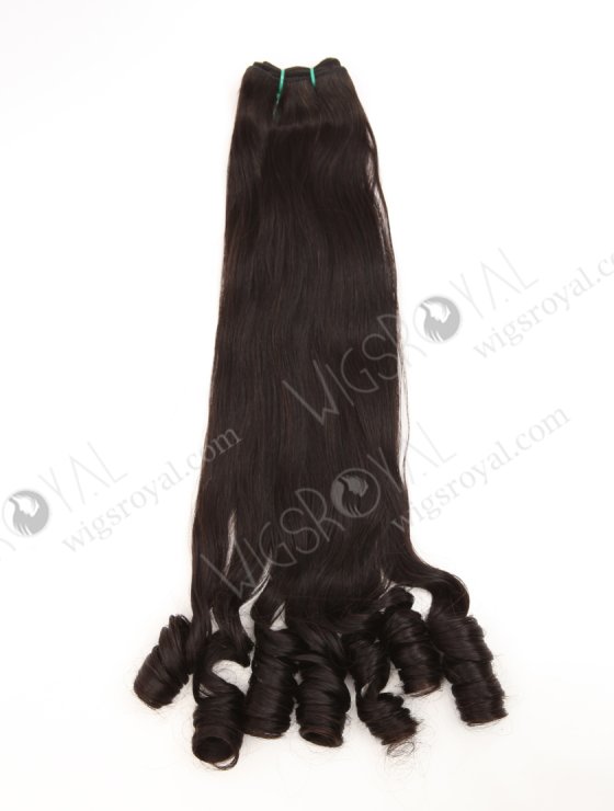In Stock 5A Peruvian Virgin Hair 30" Double Drawn Vouge Curl Natural Color Machine Weft SM-6179