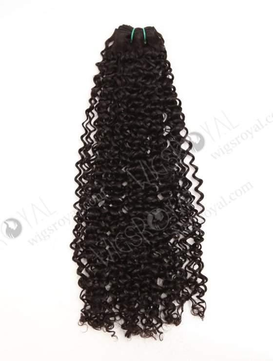 In Stock 5A Peruvian Virgin Hair 26" Double Drawn Deep Curly Natural Color Machine Weft SM-6173-33667