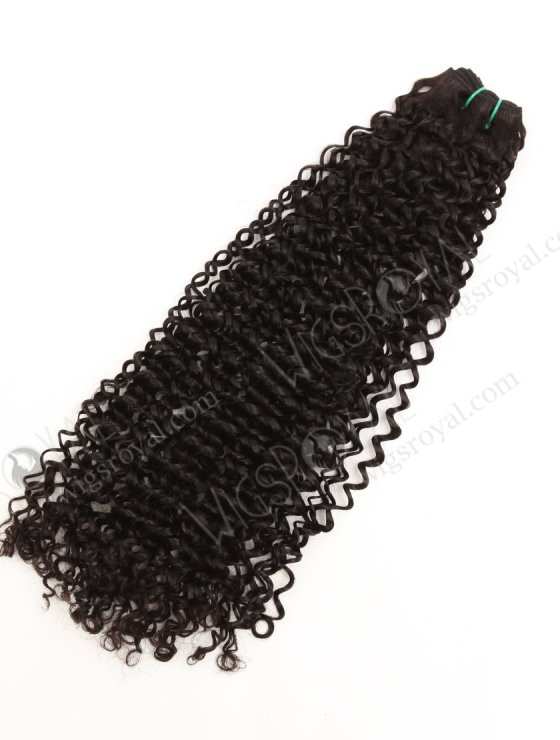 In Stock 5A Peruvian Virgin Hair 26" Double Drawn Deep Curly Natural Color Machine Weft SM-6173-33668
