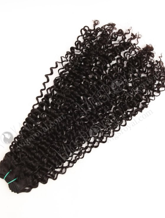 In Stock 5A Peruvian Virgin Hair 26" Double Drawn Deep Curly Natural Color Machine Weft SM-6173-33670