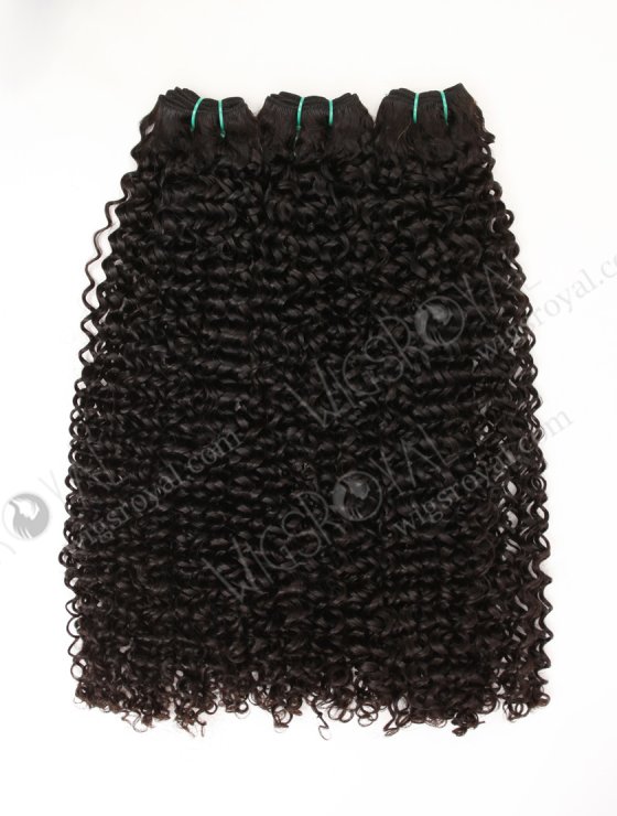 In Stock 5A Peruvian Virgin Hair 26" Double Drawn Deep Curly Natural Color Machine Weft SM-6173-33672