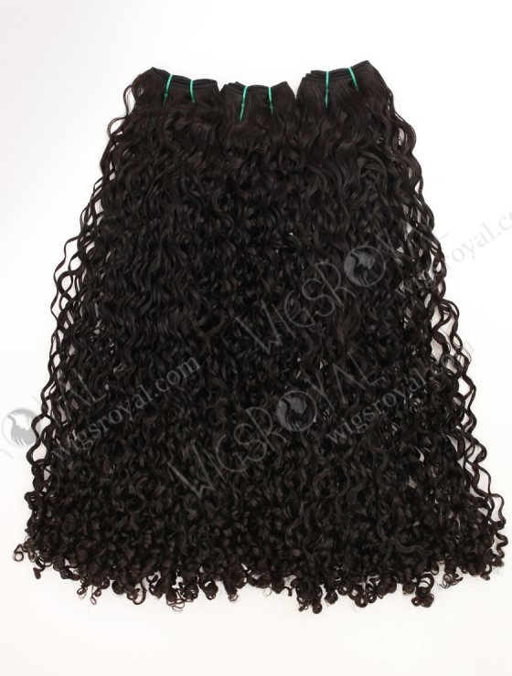 In Stock 5A Peruvian Virgin Hair 26" Double Drawn Tight Pixie Curl Natural Color Machine Weft SM-6172-33662