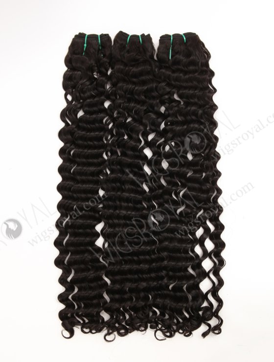 In Stock 5A Peruvian Virgin Hair 26" Double Drawn Deep Wave Natural Color Machine Weft SM-6174-33677