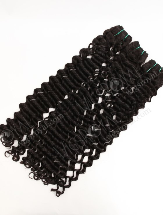 In Stock 5A Peruvian Virgin Hair 26" Double Drawn Deep Wave Natural Color Machine Weft SM-6174-33676