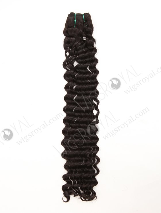 In Stock 5A Peruvian Virgin Hair 26" Double Drawn Deep Wave Natural Color Machine Weft SM-6174-33678