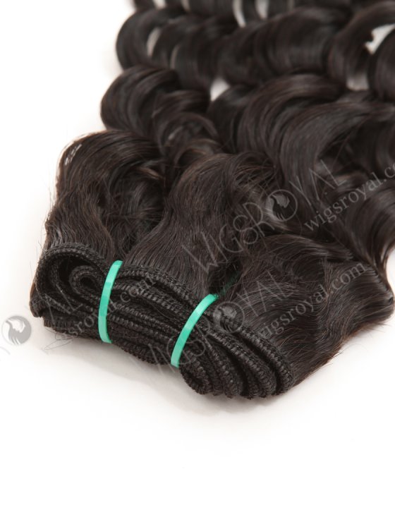 In Stock 5A Peruvian Virgin Hair 26" Double Drawn Deep Wave Natural Color Machine Weft SM-6174-33679