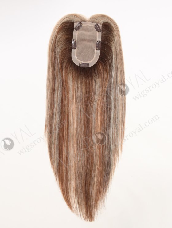 In Stock European Virgin Hair 16" All One Length T3/9/30/60# Highlights Color Hair Topper Topper-198-33712