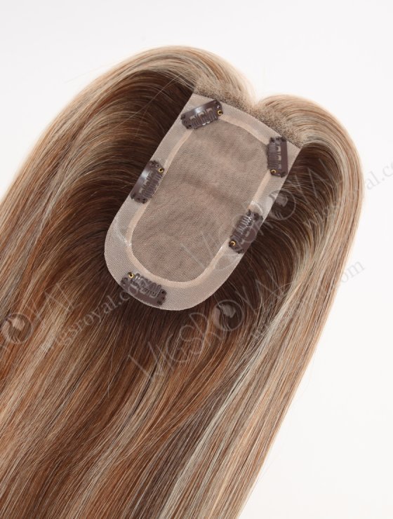 In Stock European Virgin Hair 16" All One Length T3/9/30/60# Highlights Color Hair Topper Topper-198-33714