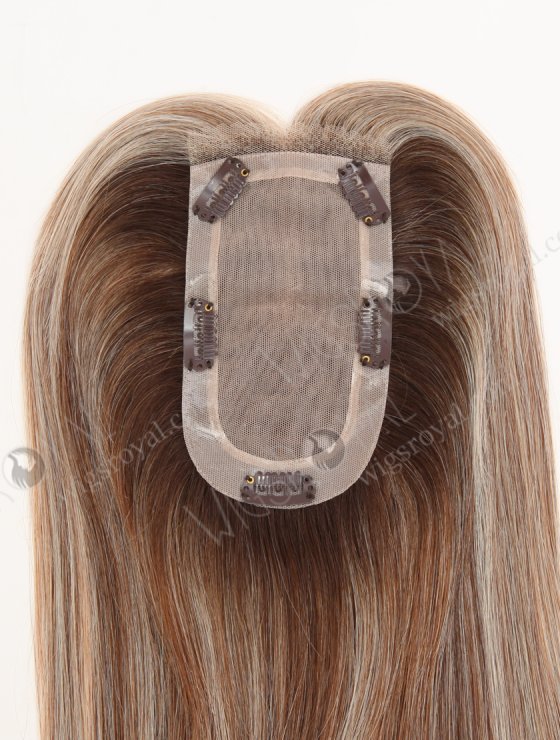 In Stock European Virgin Hair 16" All One Length T3/9/30/60# Highlights Color Hair Topper Topper-198-33715