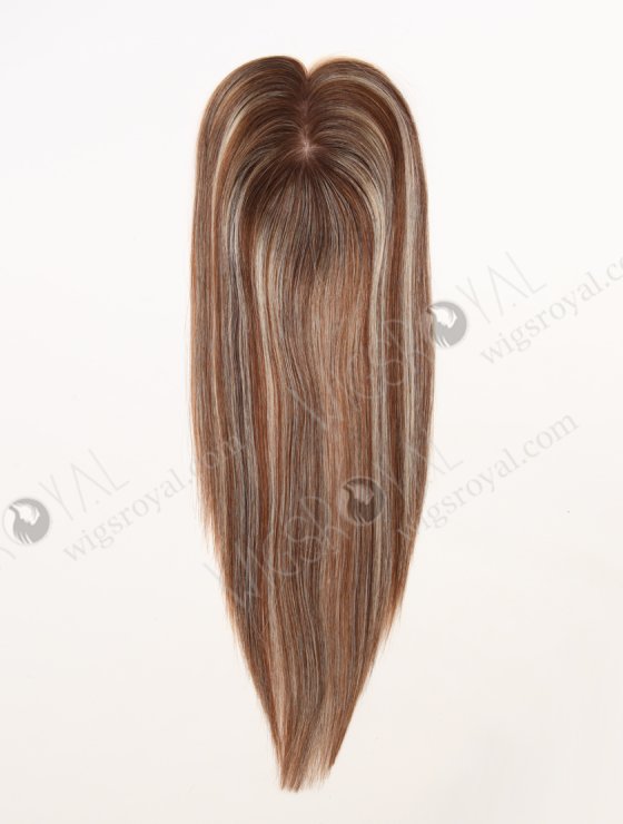 In Stock European Virgin Hair 16" All One Length T3/9/30/60# Highlights Color Hair Topper Topper-198-33716