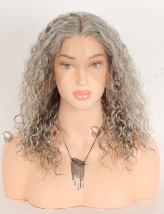 Best Quality Fine Hair European Human Hair Grey Color Lace Front Wigs WR-CLF-079
