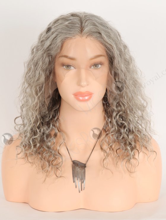 Best Quality Fine Hair European Human Hair Grey Color Lace Front Wigs WR-CLF-079-33735