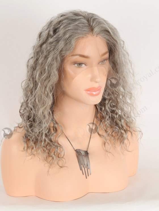 Best Quality Fine Hair European Human Hair Grey Color Lace Front Wigs WR-CLF-079-33737