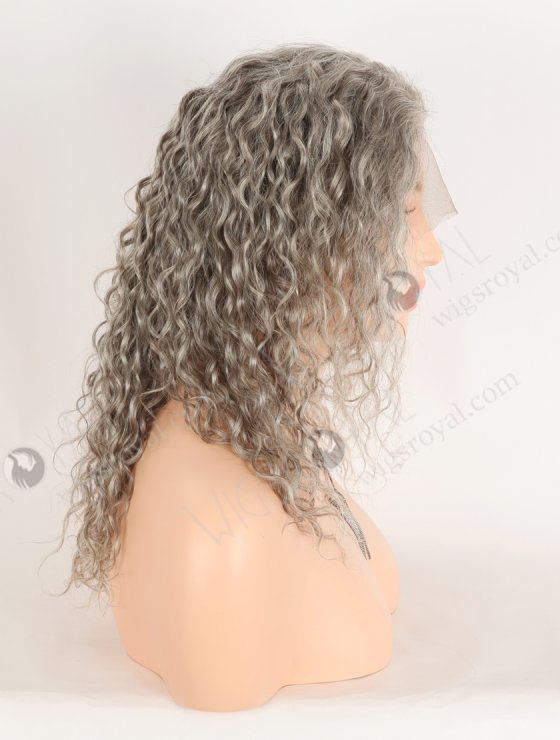 Best Quality Fine Hair European Human Hair Grey Color Lace Front Wigs WR-CLF-079-33739