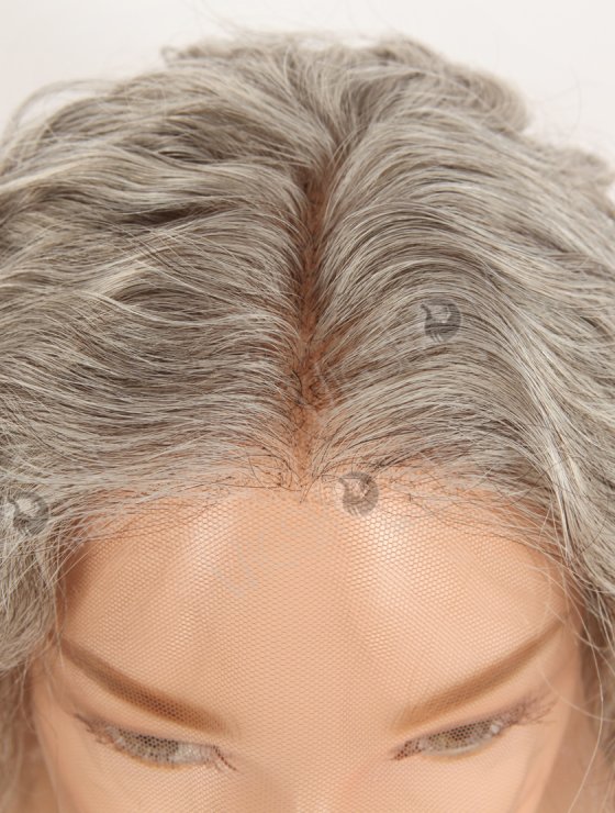 Best Quality Fine Hair European Human Hair Grey Color Lace Front Wigs WR-CLF-079-33741