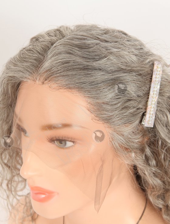 Best Quality Fine Hair European Human Hair Grey Color Lace Front Wigs WR-CLF-079-33743