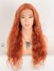Fashion Red Orange Color Top Quality Human Hair Lace Front Wigs WR-CLF-078