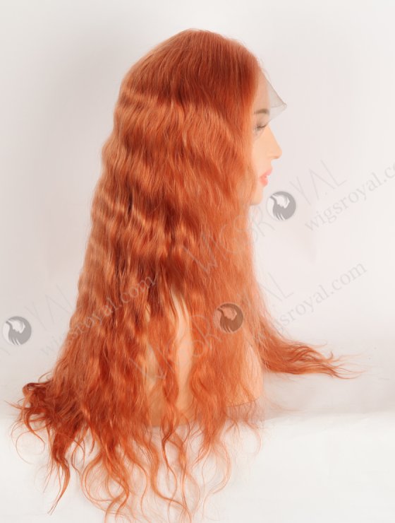 Fashion Red Orange Color Top Quality Human Hair Lace Front Wigs WR-CLF-078-33727