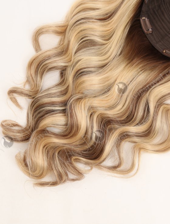 Balayage Hair Topper | 18 Inch Gorgeous Full Coverage Large Base 8 x 8 Silk Top Human Hair Topper-033-33747