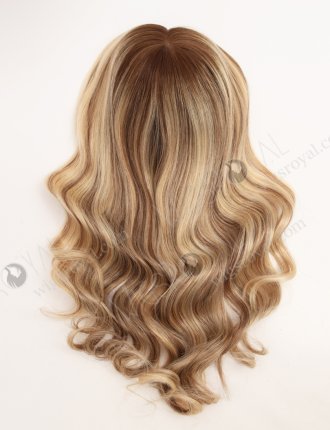 Balayage Hair Topper | 18 Inch Gorgeous Full Coverage Large Base 8 x 8 Silk Top Human Hair Topper-033