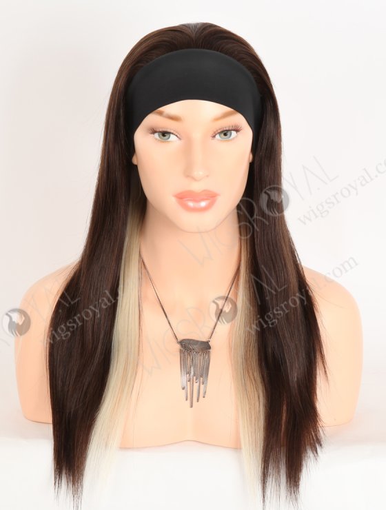 Real Human Hair Extension Front Full Wig Style Lace Front Wig With Headband WR-CLF-080-33759