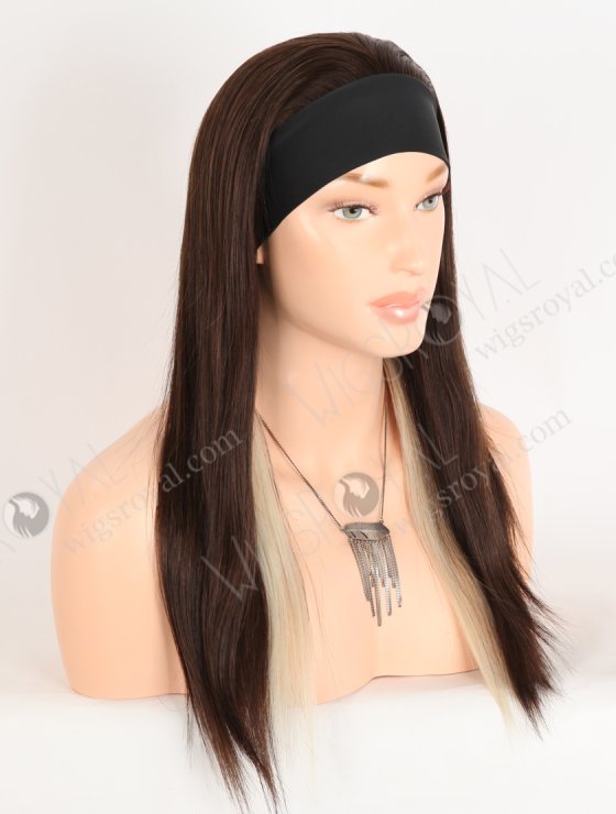 Real Human Hair Extension Front Full Wig Style Lace Front Wig With Headband WR-CLF-080-33766