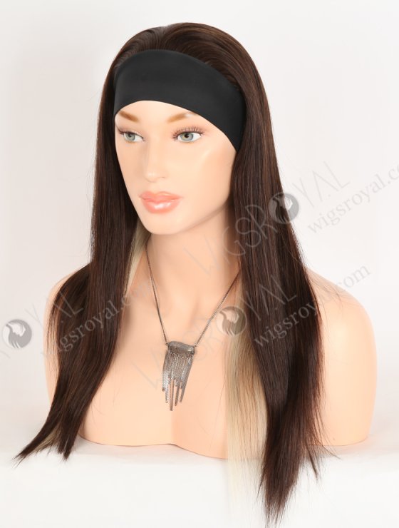Real Human Hair Extension Front Full Wig Style Lace Front Wig With Headband WR-CLF-080-33762