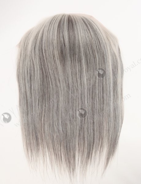 Lace Front Hidden Knots Human Hair Toppers With Clips For Hair Thinning WR-TC-124