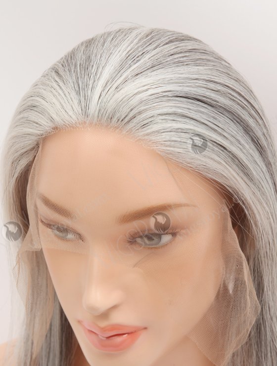 Lace Front Hidden Knots Human Hair Toppers With Clips For Hair Thinning WR-TC-124-33774