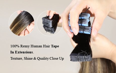 100%-Remy-Human-Hair-Tape-In-Extensions-–-Texture,-Shine-&-Quality-Close-Up