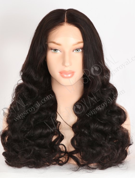 Wholesale HD for Lace Front Long Length Wig Natural Color Wavy Curly Wig WR-CLF-083-33907