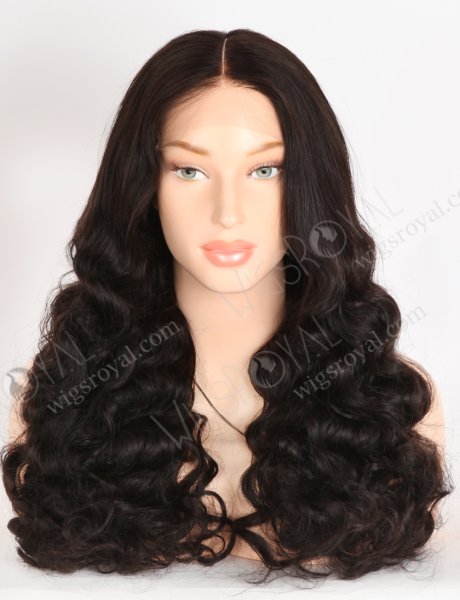 Wholesale HD for Lace Front Long Length Wig Natural Color Wavy Curly Wig WR-CLF-083