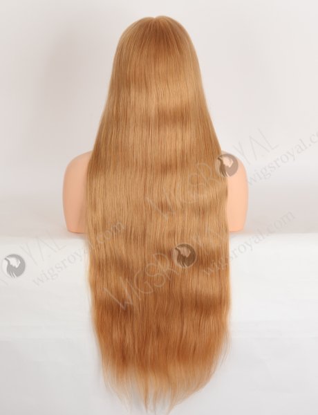 Per Plucked HD Lace Front Human Hair Wigs Blonde Color Silky Straight Wigs WR-CLF-082