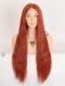 Luxurious Extra Long Orange Color Silky Straight 5x5 HD Lace Front Wig WR-CLF-081