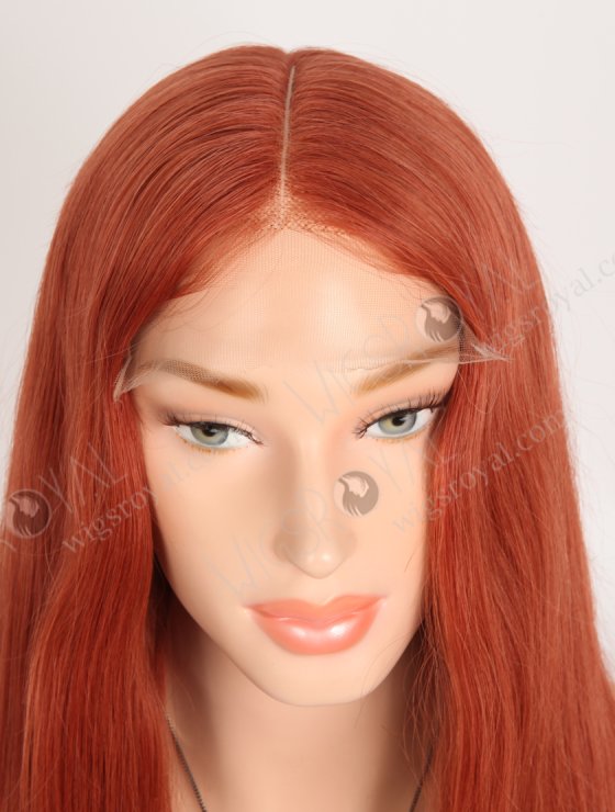 Luxurious Extra Long Orange Color Silky Straight 5x5 HD Lace Front Wig WR-CLF-081-33883