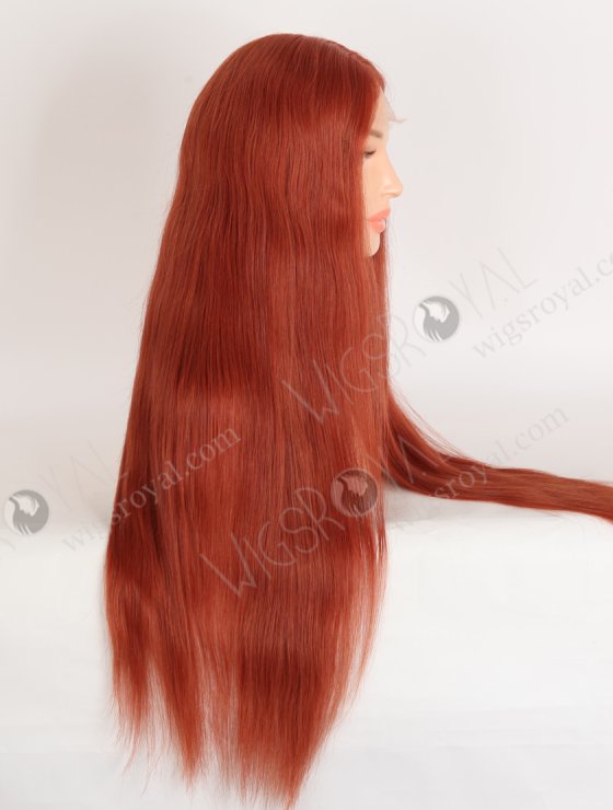 Luxurious Extra Long Orange Color Silky Straight 5x5 HD Lace Front Wig WR-CLF-081-33886