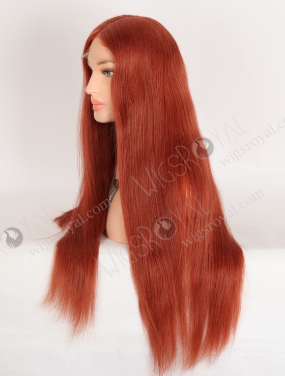 Luxurious Extra Long Orange Color Silky Straight 5x5 HD Lace Front Wig WR-CLF-081-33887