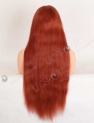 Luxurious Extra Long Orange Color Silky Straight 5x5 HD Lace Front Wig WR-CLF-081