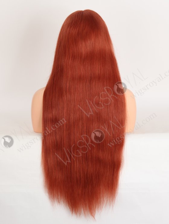 Luxurious Extra Long Orange Color Silky Straight 5x5 HD Lace Front Wig WR-CLF-081-33888