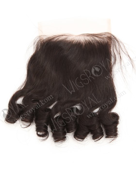 In Stock Indian Remy Hair 12" Vouge Curl Natural Color Top Closure STC-416-33851