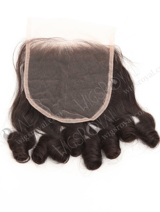 In Stock Indian Remy Hair 12" Vouge Curl Natural Color Top Closure STC-416-33855