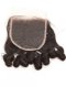 In Stock Indian Remy Hair 12" Vouge Curl Natural Color Top Closure STC-416