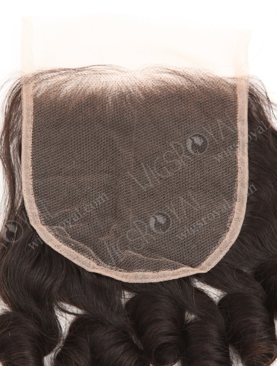 In Stock Indian Remy Hair 12" Vouge Curl Natural Color Top Closure STC-416-33856