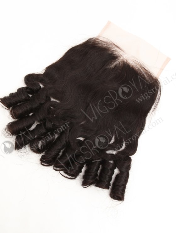 In Stock Indian Remy Hair 24" Vouge Curl Natural Color Top Closure STC-418-33833