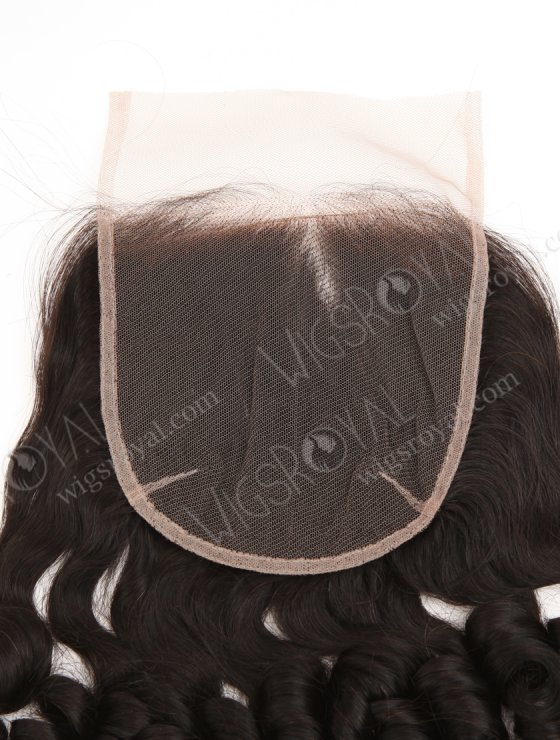 In Stock Indian Remy Hair 24" Vouge Curl Natural Color Top Closure STC-418-33838