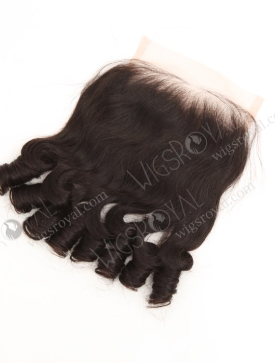 In Stock Indian Remy Hair 16" Vouge Curl Natural Color Top Closure STC-417-33842
