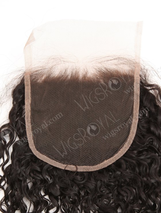 In Stock Indian Remy Hair 24" Tight Pixie Curl Natural Color Top Closure STC-413-33878
